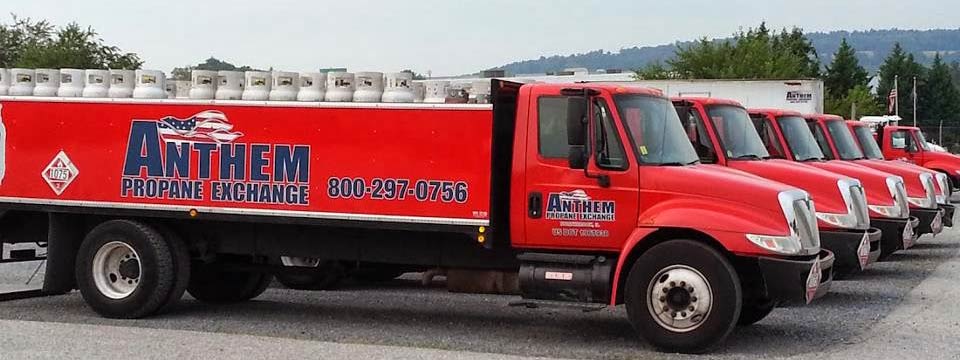 Commercial Propane Tank Services Truck